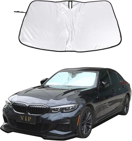 Windshield Sunshade Car Foldable UV Ray Reflector for BMW 3 Series G20 G28 2019-2022 Car Sun Shade Accessories in Saudi Arabia