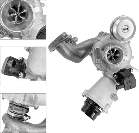 شاحن توربيني A2700902980 متوافق مع Mercedes-Benz CLA250 2014-2019 وGLA 2015-2020 2700901880 A2700901480 2700902380 in Kuwait