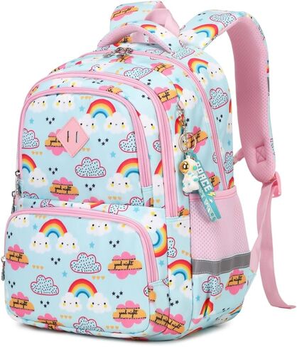 Kids Backpack for School,Boys Backpack Dinosaur Print with Multiple Pockets Lightweight School Backpack for Primary and Elementary Waterproof(Blue-Dinosaur) in Saudi Arabia