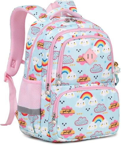 Kids Backpack for School,Boys Backpack Dinosaur Print with Multiple Pockets Lightweight School Backpack for Primary and Elementary Waterproof(Blue-Dinosaur) in Saudi Arabia