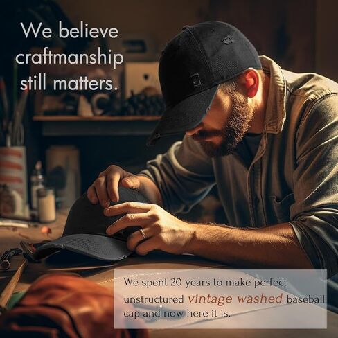 FURTALK Unisex Ripped Vintage Baseball Cap Distressed Low Profile Unstructured Washed Cotton Dad Hat Adjustable in Saudi Arabia