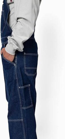 Lapco FR Bib Overalls for Men, Flame Resistant Jean Coveralls w/Adjustable Elastic Straps, HRC 2, NFPA 70E, B13FRDN in Saudi Arabia