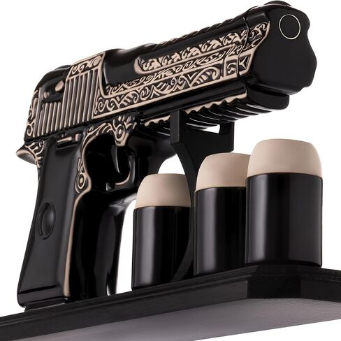 Tequila Decanter Set 17 Oz With Shot Glasses - Regalos Para Hombre - Whiskey Gifts for Men - Cool Liquor Alcohol Present for Dads - Unique Birthday Gift Ideas for Men Brother - Bar Decor for Home in Saudi Arabia