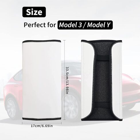 Car Armrest Cover for Tesla Model 3 & Model Y PU Leather Center Console Protector Anti-Scratch Easy Installation Automobile Waterproof Armrest Box Mat Interior Accessories Decor in Saudi Arabia