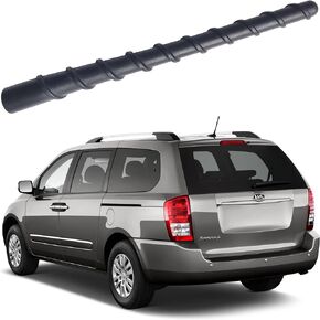 7 Inch Flexible Spiral Rubber Antenna for Kia Sedona (2005-2014), Kia Sedona Antenna, Car Wash Proof - Internal Copper Coil Antenna Mast Replacement