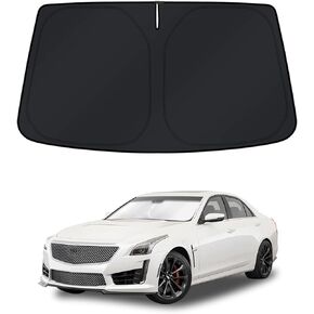 KUST Windshield Sun Shade for Cadillac CTS 2014-2019 Window Shade Sun Visor Cover Foldable Blocks UV Rays Keep Your Car Cooler