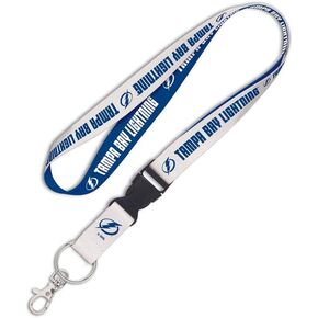 Wincraft NHL Tampa Bay Lightning Lanyard with Detachable Buckle, 3/4"