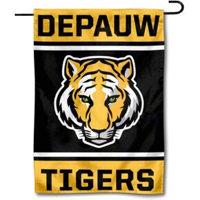 College Flags & Banners Co. DePauw Tigers Double Sided Garden Flag