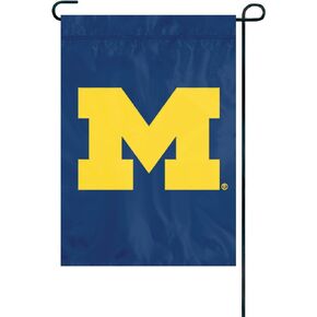Party Animal NCAA Michigan Wolverines Premium Garden Flag, 12.5 x 18-inches,Team Color,GMUM