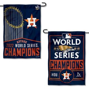 Houston Astros 2022 World Champions Double Sided Garden Flag