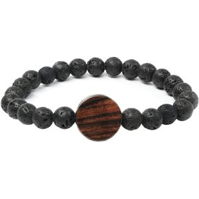 Tesla Key Bracelet Accessories: Effortlessly Lock, Unlock, and Start Your Tesla Model 3/Y/X/S with Style, The First Tesla Bracelet Accessory for Men and Women. (21cm/8.3", Lava)