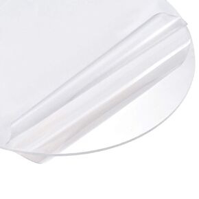 uxcell Acrylic Sheet Circle Round Disc,Clear,3mm Thick,14" Diameter,Acrylic Round Sheet(350mm)
