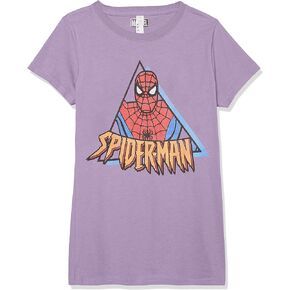Marvel Girl's Spiderman Triangle T-Shirt