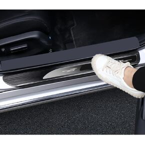 Kakash Custom Interior Accessories for Honda 10th Accord 2018 2019 2020 2021 2022 Stainless Steel Car Door Sill Trim,4D Door Sill Scuff Plate Door Entry Guard Sticker 4 pieces/set(Black)