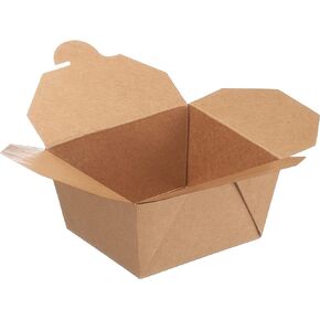 Take Out Food Containers 26 oz Kraft Brown Paper Take Out Boxes Microwaveable Leak and Grease Resistant Food Containers, Food Truck,Recyclable Lunch Box #1 by EcoQuality (25)