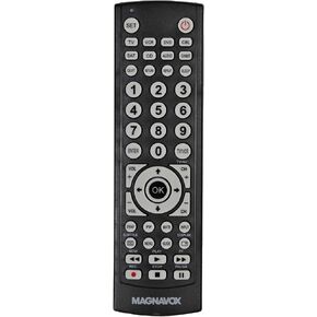 ماجنافوكس MC348 8 في 1 جهاز تحكم عن بعد عالمي | تحكم في ما يصل إلى 8 أجهزة باستخدام جهاز تحكم عن بعد واحد | يعمل مع معظم العلامات التجارية الكبرى | يعمل مع التلفزيون وأقراص DVD وVCR الفضائية والمزيد | in Kuwait