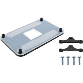 Desktop Computer AM5 Motherboard CPU Cooler Bracket 3.54x2.13inch Steel Backplate for Non Deformation Protection Compatible with Hook Type Air or Water Coolers Black