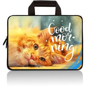 11 11.6 12 12.1 12.5 inch Laptop Carrying Bag Chromebook Case Notebook Ultrabook Bag Tablet Cover Neoprene Sleeve Fit Samsung Acer HP DELL Lenovo Asus (Cute Dogs)