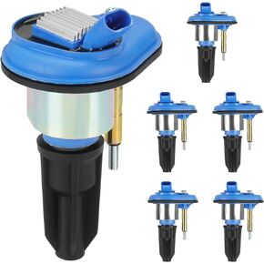 Ignition Coil UF303 for Chevy GMC Buick Isuzu Colorado Rainier Canyon Envoy Ascender Trailblazer 4.2L 2.8L 3.5L 2002 2003 2004 2005 2006 2007 2008 C1395 5C1392 12568062-6 Set