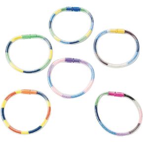 Fun Express Sand Art Bracelets for Kids - Bulk kit Makes 24, Includes Funnel - Sand Art Crafts and Party Favors