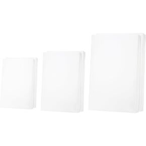HAPPY POTATO 6 Gift Boxes with Lids White Shirt Boxes for Gift Gift Boxes for Clothes Gift Wrap Boxes (6 Packs: 2 Small 11", 2 Medium 14.5", 2 Large 17")