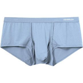 Bulge Enhancing Pouch Mens Boxer Briefs Elephant Nose Trunk Underwear Sexy Breathable Underpanties