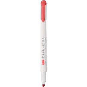 Zebra Highlighter Mildliner, Mild Red (WKT7-MR)