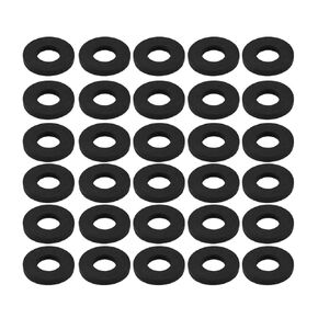 uxcell Nitrile Rubber Flat Washers 21mm OD 8mm ID 2mm Thickness for Faucet Pipe Water Hose, Pack of 30