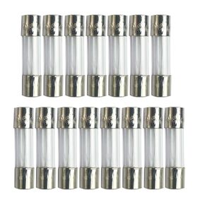 15PCS 5x20mm F0.63AL 250V Glass Fuses 0.2 x 0.78 Inch 0.63A 0.63amp Fast-Blow Fuse (F0.63A)