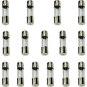 15 قطعة 5x20 مللي متر F0.63AL 250V زجاج فيوز 0.2x0.78 بوصة 0.63A 0.63amp سريع النفخ فيوز (F0.63A) in Saudi Arabia