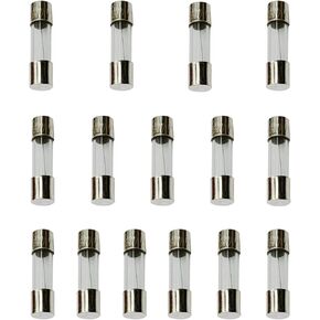 15PCS 5x20mm F0.63AL 250V Glass Fuses 0.2 x 0.78 Inch 0.63A 0.63amp Fast-Blow Fuse (F0.63A) in Kuwait