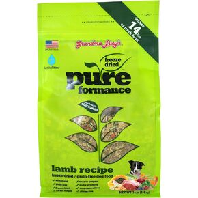 GRANDMA LUCY'S 844213 Pureformance Grain Free Lamb Food for Dogs, 3-Pound