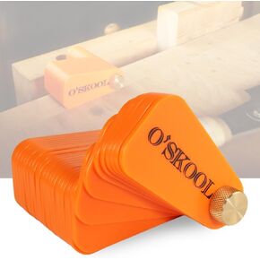 O'SKOOL Bench Vise Stop Spacer Set includes Shims to Prevent Racking, as well as a Spacer Jig for Woodworking Vises