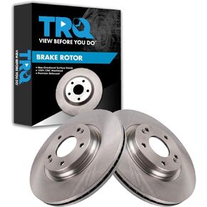 TRQ Brake Rotor Set Compatible with 2021-2022 Hyundai Elantra 2020-2022 Sonata 2021 Kia K5