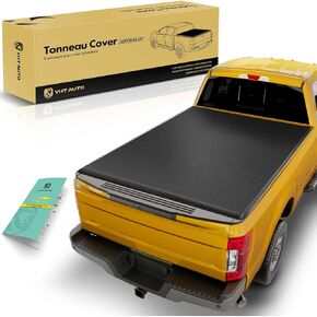 YHTAUTO Soft Roll Up Truck Bed Tonneau Cover w/Auto Locking Function Fits Jeep Gladiator 2020-2023 w/o Trail Rail System, All Weather Protection Truck Bed Cover, 5' (60") Bed