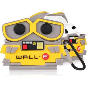 Mulafnxal for Airpod 3 3rd Generation Case Cute Cartoon 3D Kawaii Unique Silicone Cover Funny Fashion Fun Cool Character Design Cases Men Girls Boys Teen for Air Pods 3 (2021) (Yellow Robot)