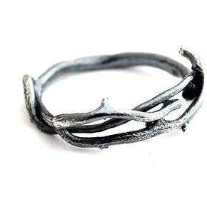 COSUMOSU 925 Sterling Silver Christian Ring Crown of Thorns Rings