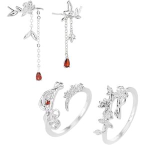 Heaven Official's Blessing Ring Tgcf Earrings Hua Cheng Xie Lian Cosplay Couple Ring Merch