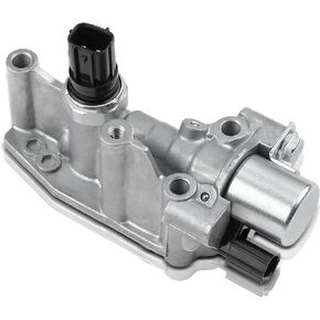 A-Premium Engine Variable Valve Timing (VVT) Solenoid Compatible with Honda Civic 2012-2015 Accord 2014-2015/2017 HR-V 2016-2020 & Acura ILX 2013-2015, Replace# 15810R1AA01