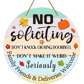 WaaHome مضحك لا علامة التماس للمنزل، 11.3 "الخريف موضوع الأصدقاء الأسرة والتسليم علامة ترحيب للمنزل سقوط الباب الأمامي إكليل الجدار الزينة، مزرعة لا علامة التماس للمنزل الخريف in Kuwait