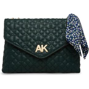 حقيبة كتف نسائية من Anne Klein مبطنة بغطاء قلاب، Evergreen، مقاس واحد أمريكي in Saudi Arabia