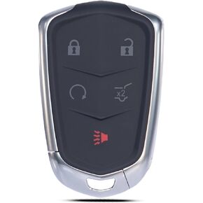 Key Fob Keyless Entry Fits for Cadillac XT4 XT5 XT6 2020 2021 2022 2023 Smart Remote Control Replacement FCC ID: HYQ2ES P/N:13522879 5 Button 433MHz