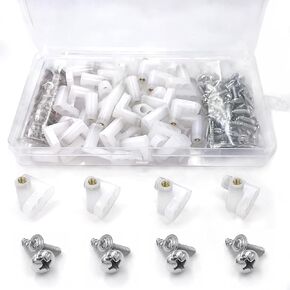50 PCS Circuit Board Plastic Standoffs Mounting Hardware,Motherboard Standoffs Foot Offs and Screws