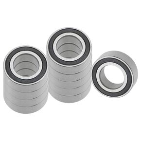 10pcs MR116-2RS Deep Groove Ball Bearings - [6mm x 11mm x 4mm] Chrome Steel Balls for Motors Machine Tool Gearboxes Bearing Use,Double Sealed