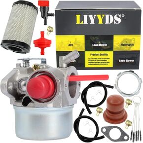 Carburetor Kit Compatible with Tecumseh 640339 LEV90 LV148EA LV148XA LV156EA LV156XA 35066