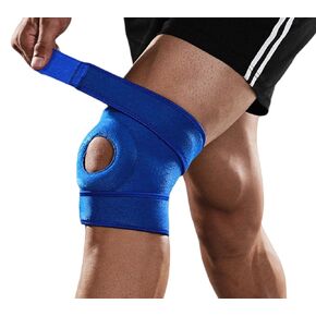 Knee Brace for Men Women Knee Braces for Knee Pain, Patellar Tendon Support Strap, Knee Brace for Meniscus Tear Knee Compression Sleeve for Knee Pain (Black)