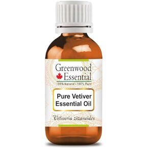 Pure Vetiver Essential Oil (Vetiveria zizanoides) Steam Distilled 5ml (0.16 oz)
