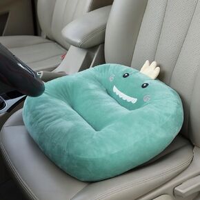 Cartoon Plush Car Booster Seat Cushion, Cute Funny Car Seat Cushion Heightening,Chair Cushion for Office Sofa Living Room (Strawberry)