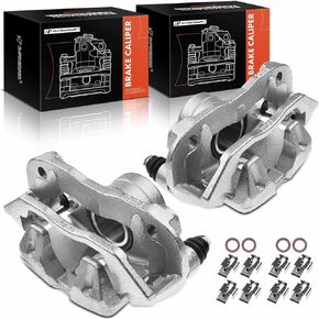 A-Premium Disc Brake Caliper Assembly with Bracket Compatible with Select Mazda Models - B2000 1986-1987 2.0L, B2200 1987-1993 2.2L, B2600 1987-1989 2.6L, RWD - Front Driver and Passenger, 2-PC Set
