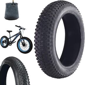 Fat Bike Tires, Fat Tire, 20psi (140kpa) Standard Pressure Rubber Snow Bike Tires, Widened Non-slip Fat Bike Tires For Beach Car Off-road Vehicle 26x4.9 tire (H5176)